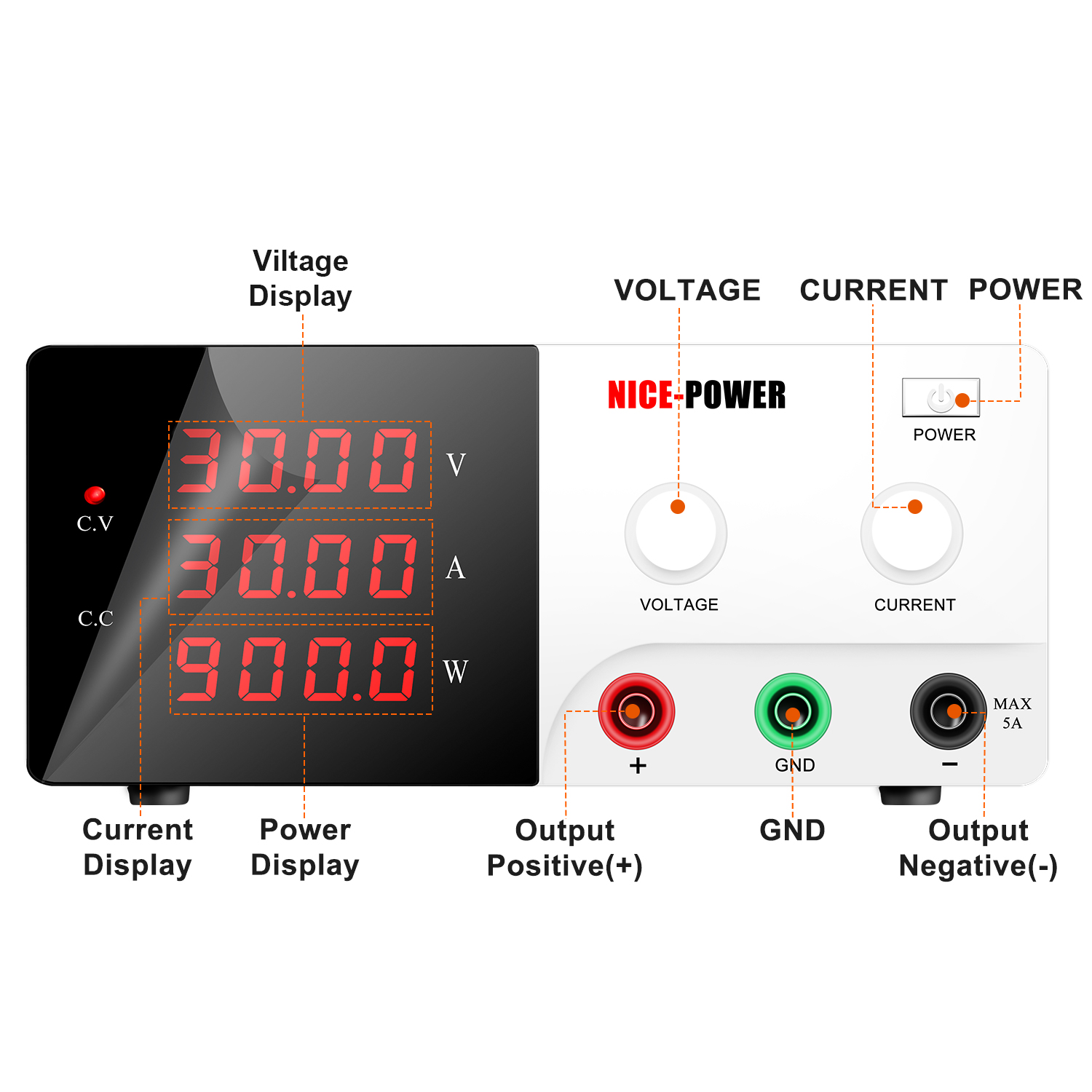 NICE-POWER 30V 30A Bench Power - High Power 60V 20A Bench Power Supply 评论和价格