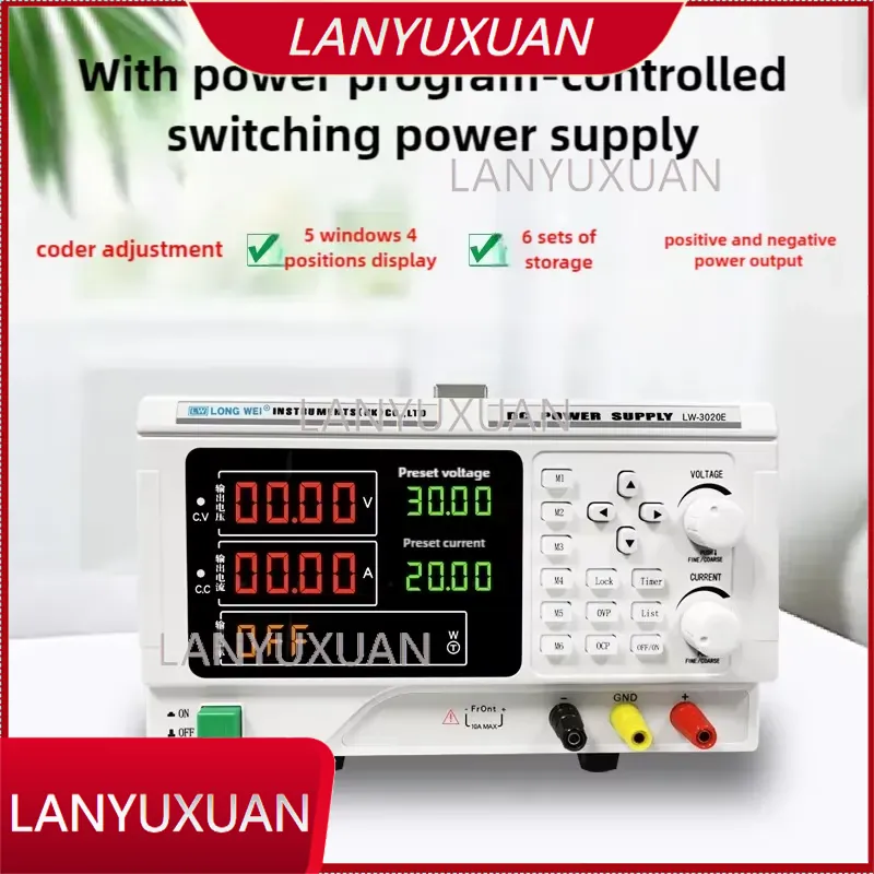 Longwei LW-1560E 900W 15V 30V  - High Power 60V 20A Bench Power Supply 评论和价格